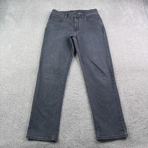 LL Bean Jeans Mens 30x30 Grey BeanFlex Standard Fit Straight Stretch Denim